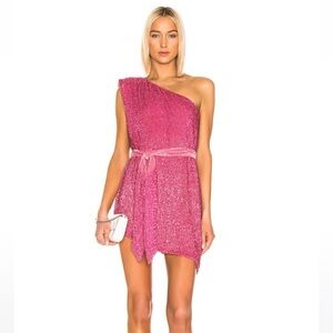 Retrofete Ella Dress - Hot Pink